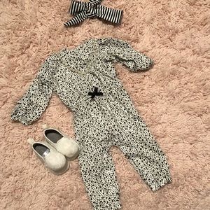 Leopard print, lightweight one piece.